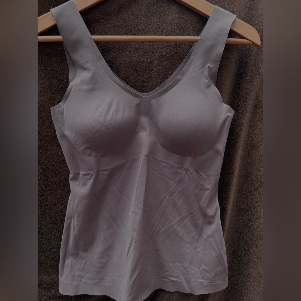 Knix Evolution Tank in Violet Dusk, built in bra, size M